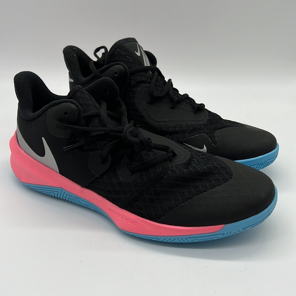 Nike Zoom Hyperspeed Court South Beach DJ4476-064 Black Volleyball Shoe Sneakers - Picture 3 of 7